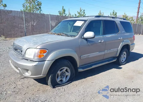 2001 Toyota Sequoia Sr5 V8 z USA, uszkodzony, nr VIN 5TDBT44A41S026481
